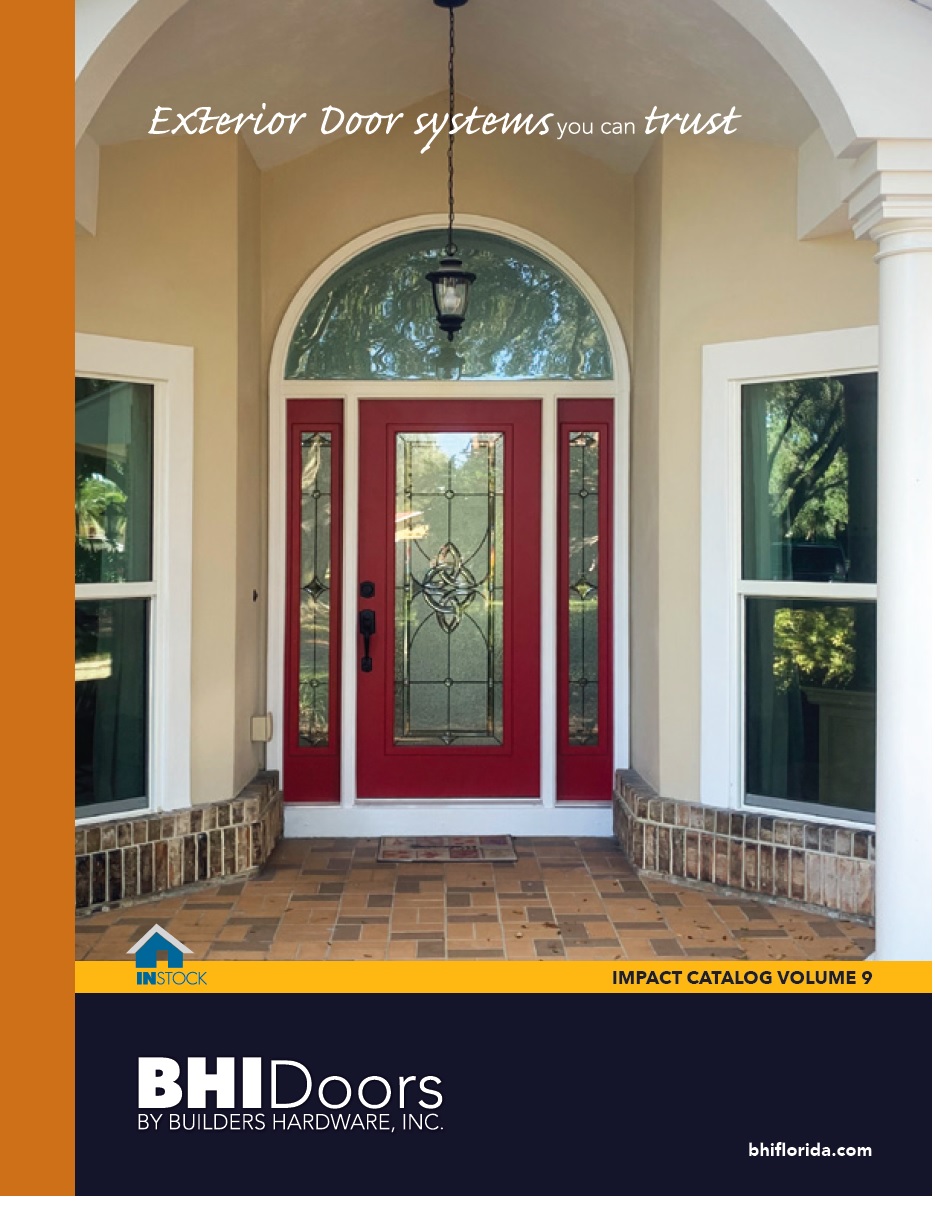 Impact Hurricane Window - BHI PlastPro Fiberglass Entry Doors Brochure Volume 9